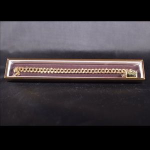 Vintage Elco 12K GF charm bracelet